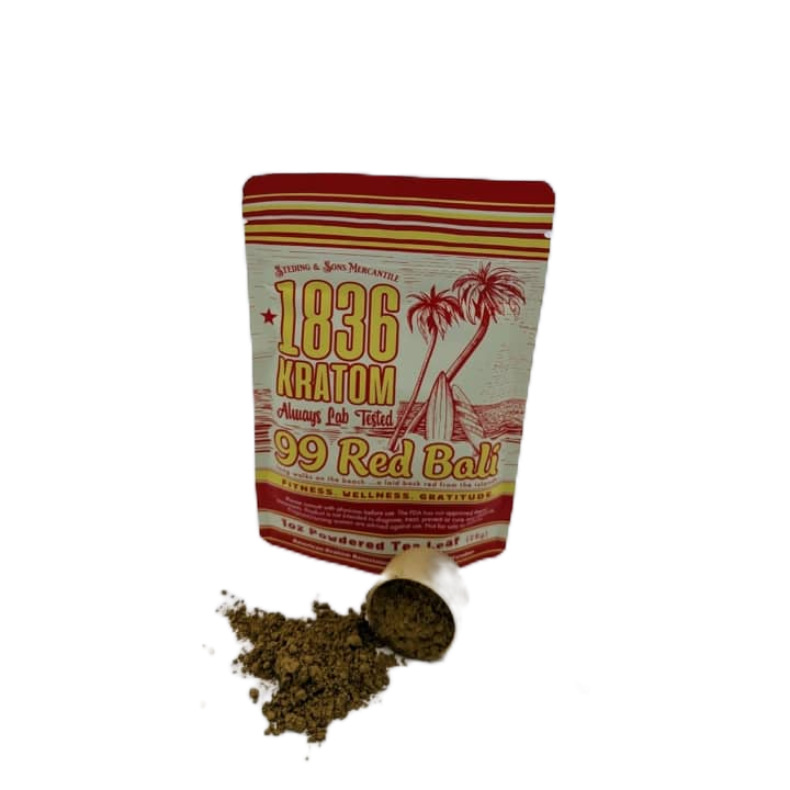 1836 Kratom 99 Red Bali 1oz